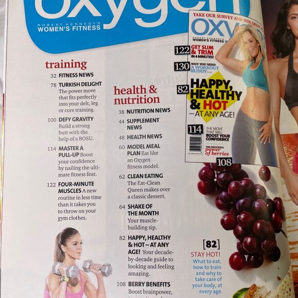 Oxygen Fitness Magazine u B November 2013 Michele Levesque Cover Vol 16 Is 6 No - Picture 5 of 10